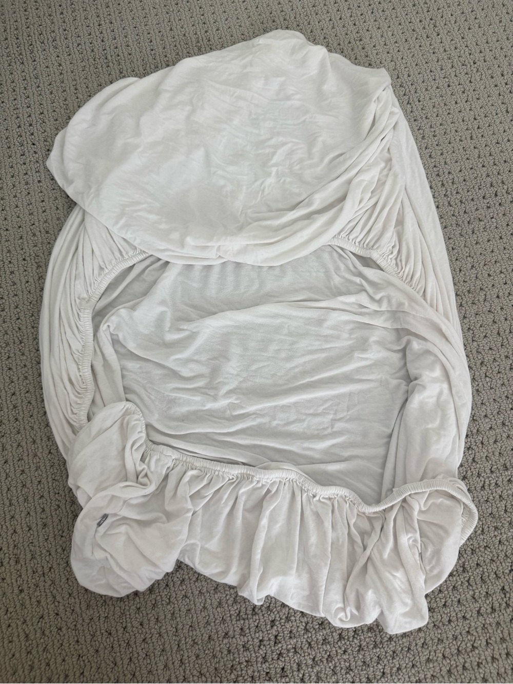 Kyte BABY White Fitted Crib Mattress Cover